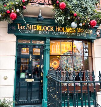 Façade du Musée Sherlock Holmes à Londres