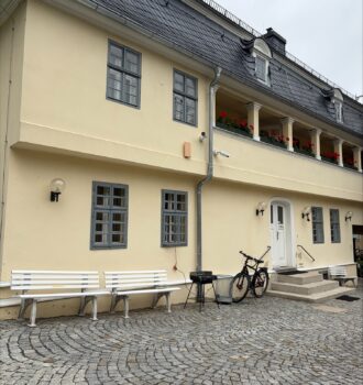 Façade du musée d'instruments de musique de Markneukirchen