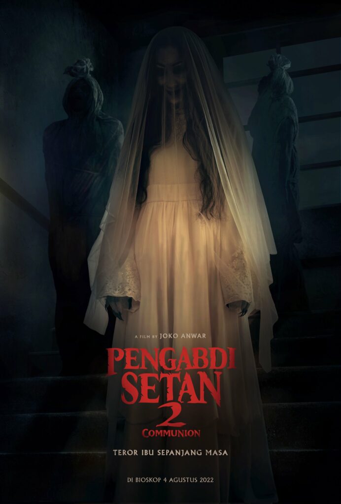 Affiche originale du film Satan's Slave 2 Communion de Joko Anwar avec son titre original Pengabdi Setan 2